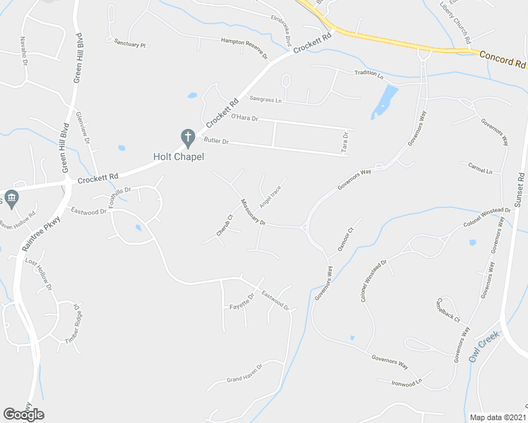 map of restaurants, bars, coffee shops, grocery stores, and more near 18 Angel Trce in Brentwood