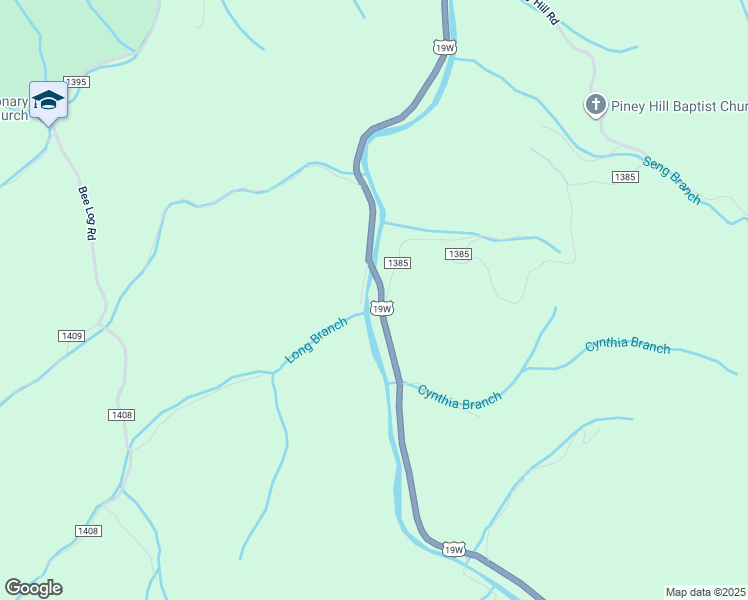 map of restaurants, bars, coffee shops, grocery stores, and more near 7545 U.S. 19W in Burnsville