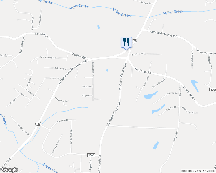 map of restaurants, bars, coffee shops, grocery stores, and more near 1779 Mount Olivet Church Road in Lexington