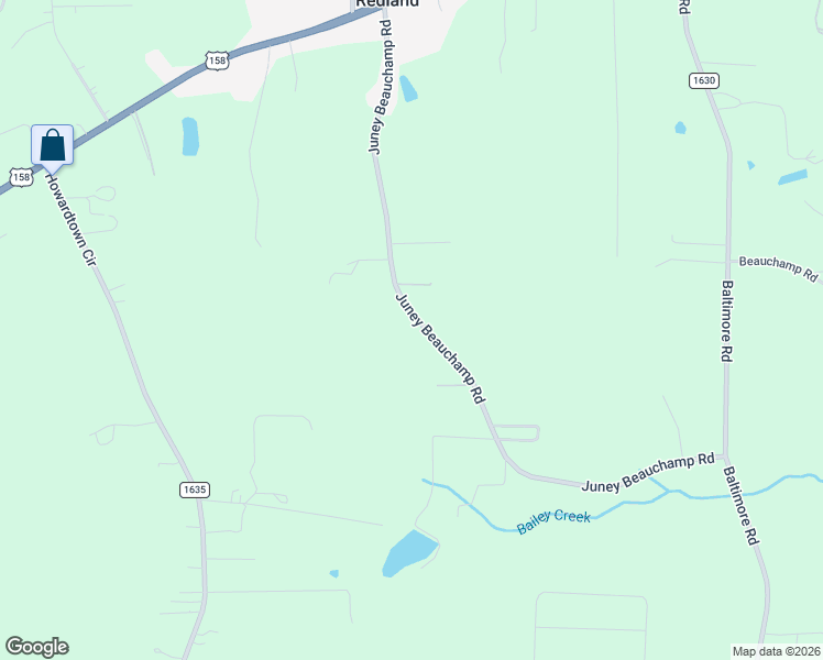 map of restaurants, bars, coffee shops, grocery stores, and more near 388 Juney Beauchamp Road in Advance