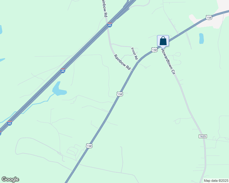 map of restaurants, bars, coffee shops, grocery stores, and more near 146 Livingston Road in Mocksville