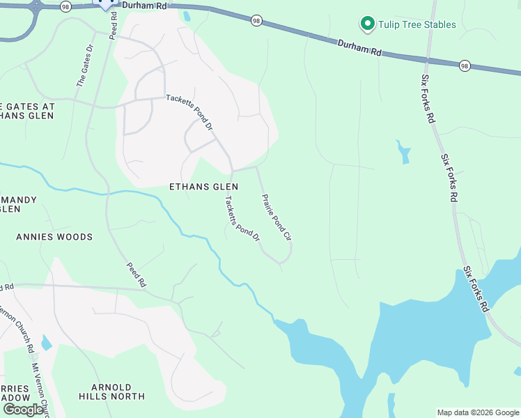 map of restaurants, bars, coffee shops, grocery stores, and more near 1212 Prairie Pond Circle in Raleigh