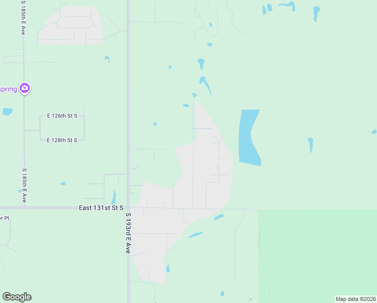 map of restaurants, bars, coffee shops, grocery stores, and more near 12772 South 198th East Avenue in Broken Arrow