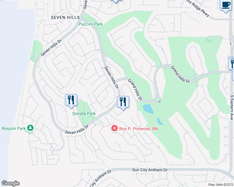 map of restaurants, bars, coffee shops, grocery stores, and more near 1304 Autumn Wind Way in Henderson
