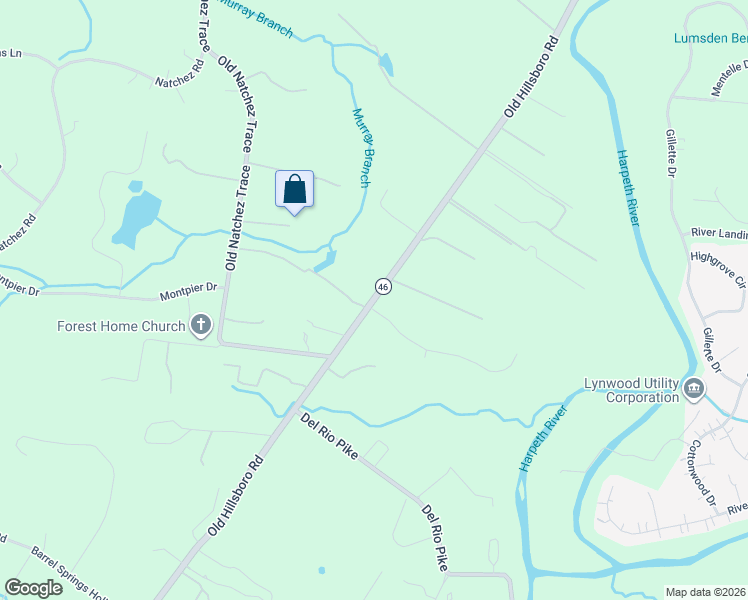 map of restaurants, bars, coffee shops, grocery stores, and more near 1608 Old Hillsboro Road in Franklin