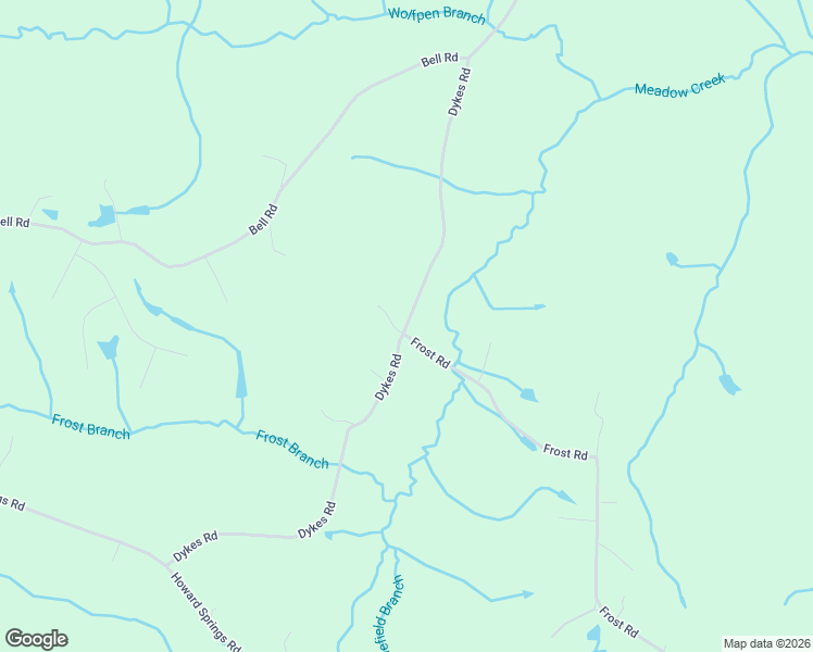 map of restaurants, bars, coffee shops, grocery stores, and more near 1689-1827 Frost Road in Crossville