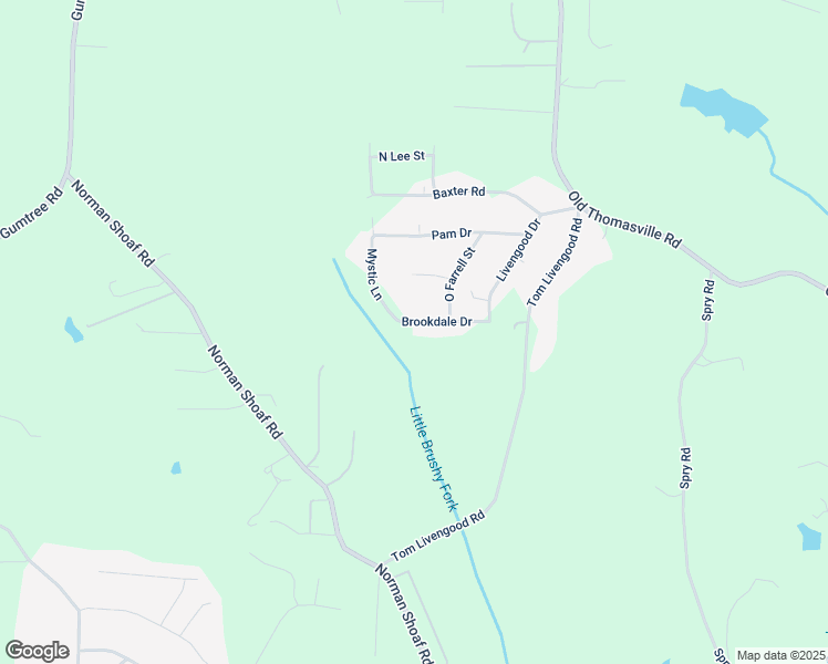 map of restaurants, bars, coffee shops, grocery stores, and more near 371 Brookdale Drive in Winston-Salem