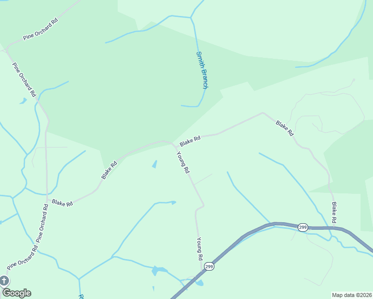 map of restaurants, bars, coffee shops, grocery stores, and more near 252 Young Road in Oakdale