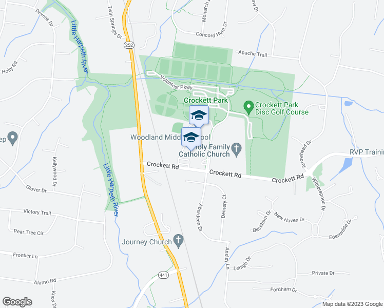 map of restaurants, bars, coffee shops, grocery stores, and more near 9019 Crockett Road in Brentwood