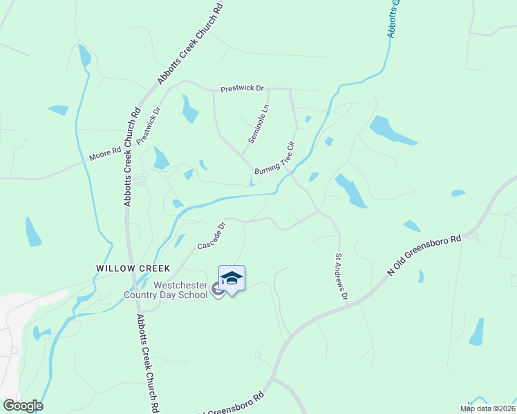 map of restaurants, bars, coffee shops, grocery stores, and more near 239 Cascade Drive in High Point