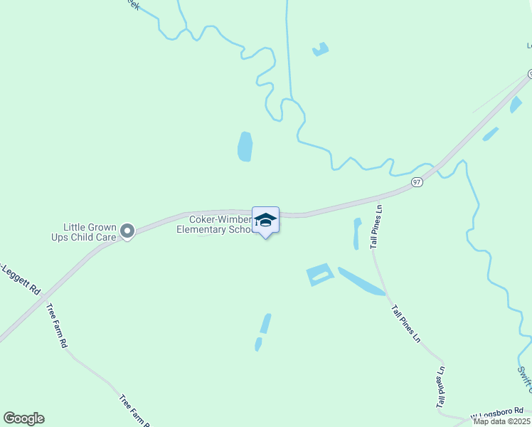 map of restaurants, bars, coffee shops, grocery stores, and more near 1619 North Carolina 97 in Edgecombe County