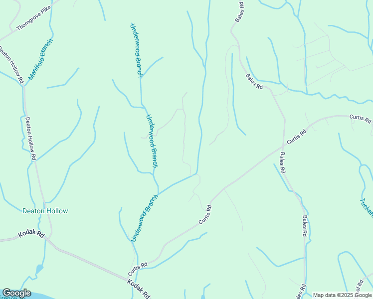 map of restaurants, bars, coffee shops, grocery stores, and more near 1764 Richard Lane in Knoxville