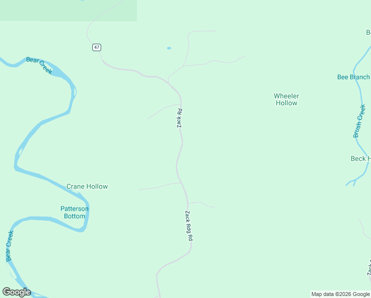 map of restaurants, bars, coffee shops, grocery stores, and more near 6389 Zack Ridge Road in Marshall