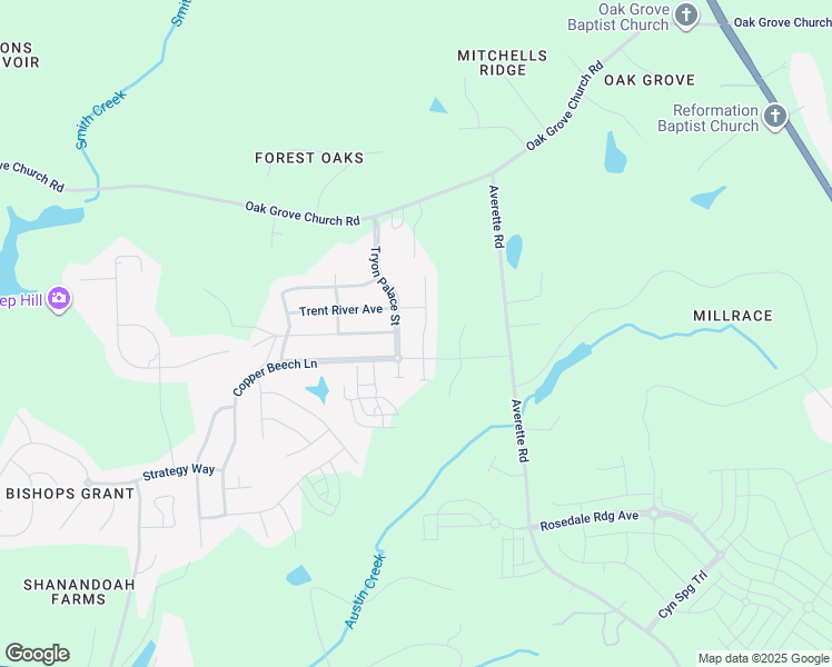 map of restaurants, bars, coffee shops, grocery stores, and more near 817 Wrights Creek Way in Wake Forest