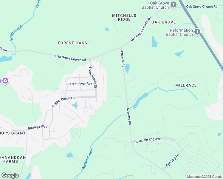 map of restaurants, bars, coffee shops, grocery stores, and more near 817 Precipice Way in Wake Forest