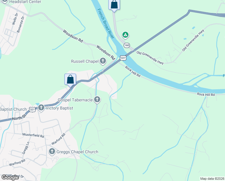 map of restaurants, bars, coffee shops, grocery stores, and more near 140 Chickory Road in Newport