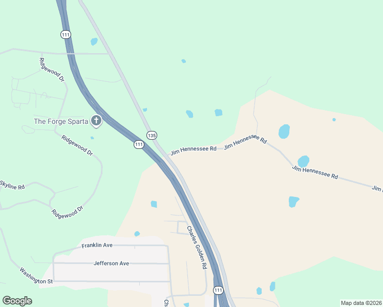 map of restaurants, bars, coffee shops, grocery stores, and more near 234 Jim Hennessee Road in Sparta