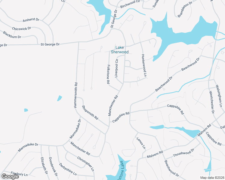 map of restaurants, bars, coffee shops, grocery stores, and more near 138 Folkstone Road in Crossville