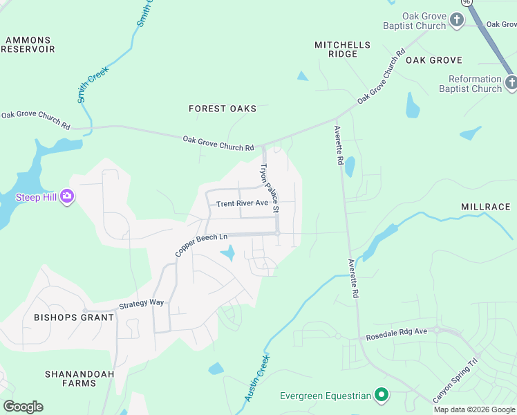 map of restaurants, bars, coffee shops, grocery stores, and more near 2016 Trent River Avenue in Wake Forest