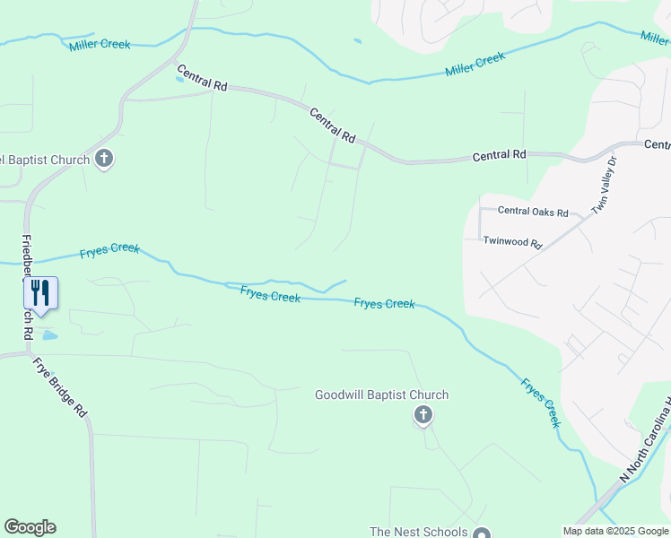 map of restaurants, bars, coffee shops, grocery stores, and more near 387 Barons Road in Clemmons