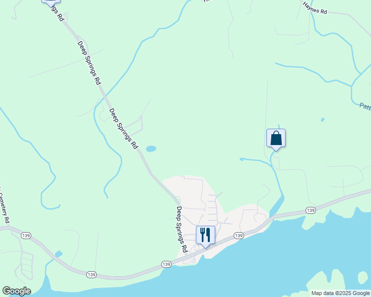 map of restaurants, bars, coffee shops, grocery stores, and more near 1726 Deep Springs Road in Dandridge