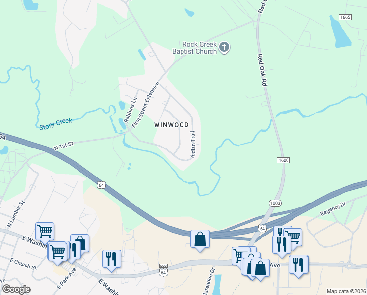 map of restaurants, bars, coffee shops, grocery stores, and more near 126-128 Arrowood Drive in Nashville