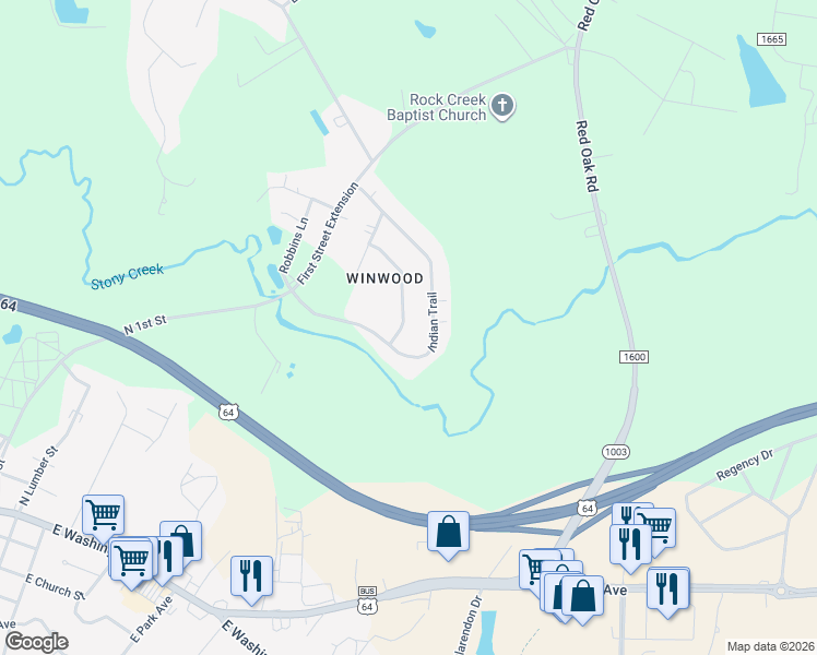 map of restaurants, bars, coffee shops, grocery stores, and more near 126 Arrowood Drive in Nashville
