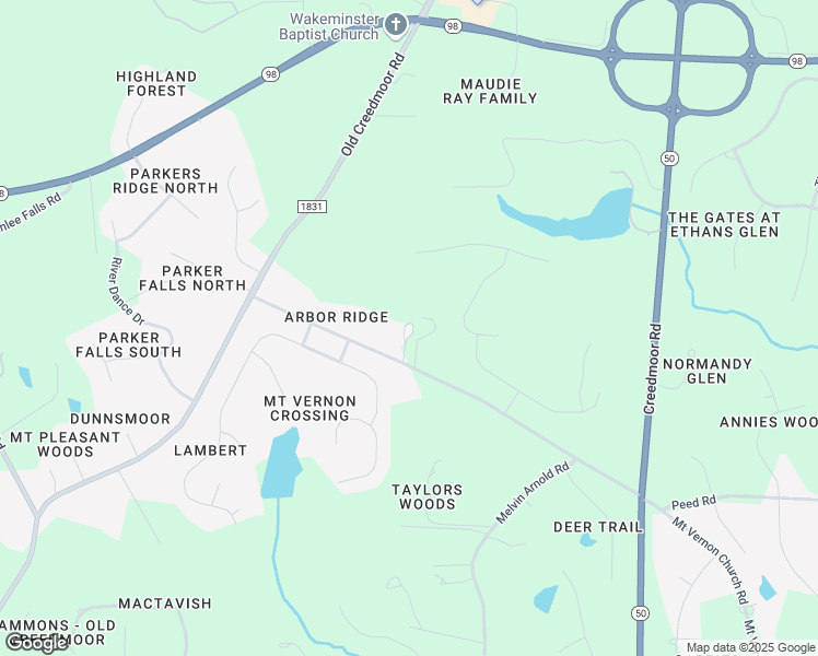 map of restaurants, bars, coffee shops, grocery stores, and more near 3028 Mount Vernon Church Road in Raleigh