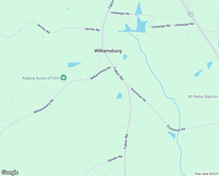 map of restaurants, bars, coffee shops, grocery stores, and more near 1281 Tabor Road in Harmony