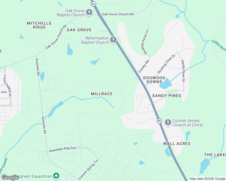 map of restaurants, bars, coffee shops, grocery stores, and more near 5308 Mill Dam Road in Wake Forest