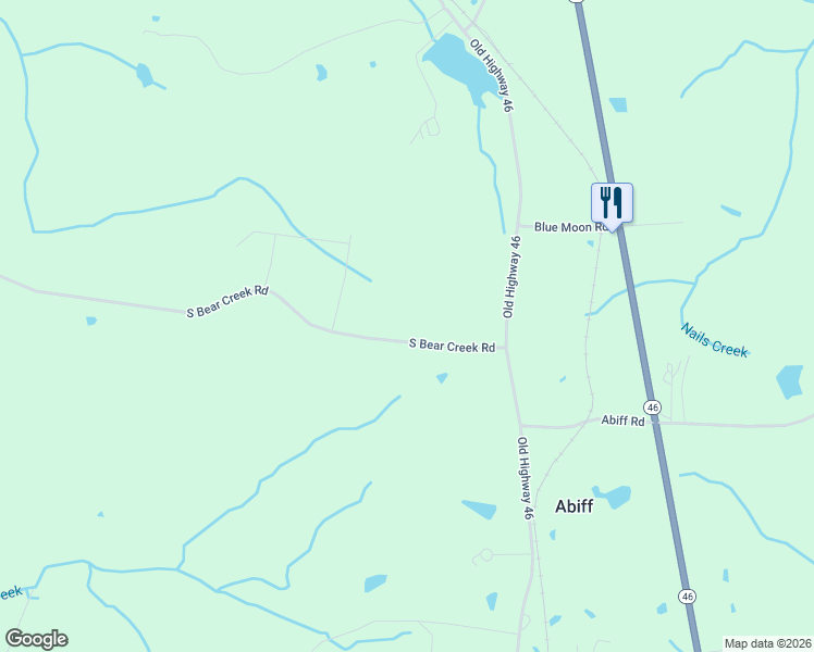 map of restaurants, bars, coffee shops, grocery stores, and more near 1026 South Bear Creek Road in Dickson