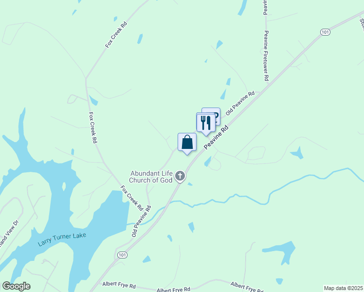 map of restaurants, bars, coffee shops, grocery stores, and more near 708 Old Peavine Road in Crossville