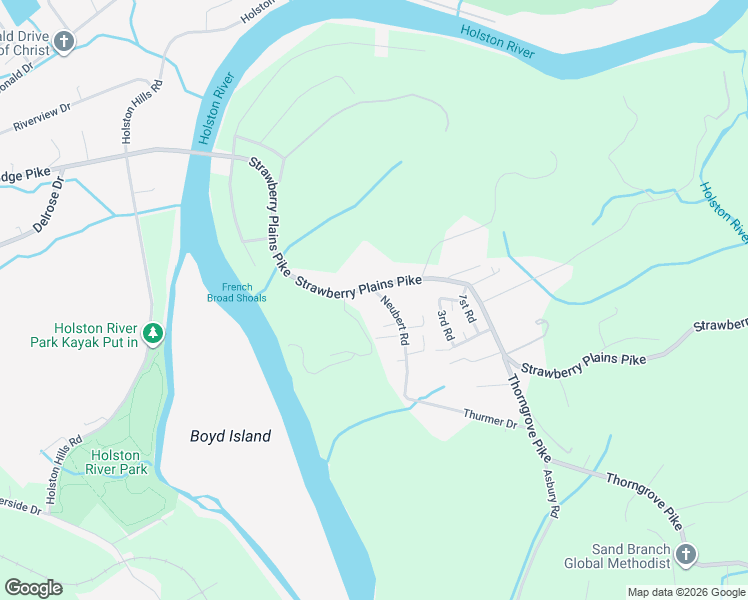 map of restaurants, bars, coffee shops, grocery stores, and more near 2009 Neubert Road in Knoxville