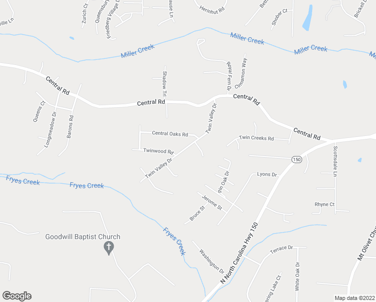 map of restaurants, bars, coffee shops, grocery stores, and more near 397 Twin Valley Drive in Clemmons
