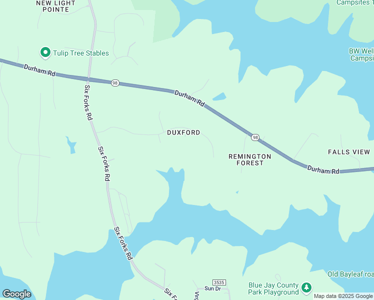 map of restaurants, bars, coffee shops, grocery stores, and more near 13000 Bellford Court in Raleigh