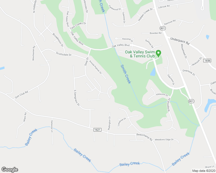 map of restaurants, bars, coffee shops, grocery stores, and more near 123 North Niblick Court in Advance