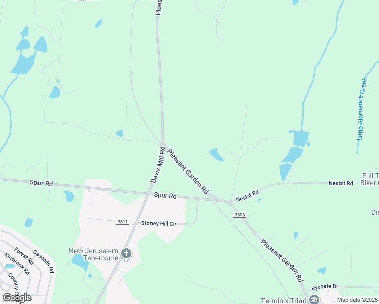 map of restaurants, bars, coffee shops, grocery stores, and more near 4411 Pleasant Garden Road in Greensboro