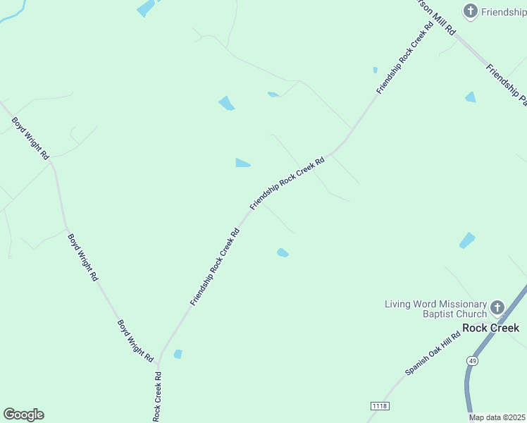 map of restaurants, bars, coffee shops, grocery stores, and more near 4668 Friendship Rock Creek Road in Burlington