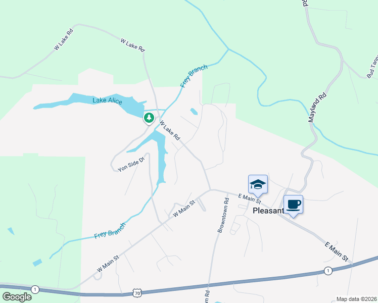 map of restaurants, bars, coffee shops, grocery stores, and more near 221 West Lake Road in Sparta