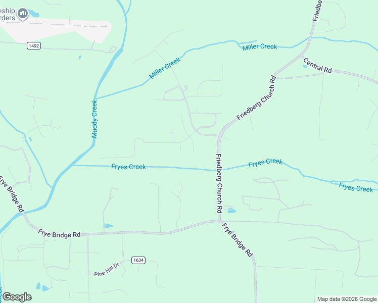 map of restaurants, bars, coffee shops, grocery stores, and more near 180 Rolling Meadow Lane in Clemmons