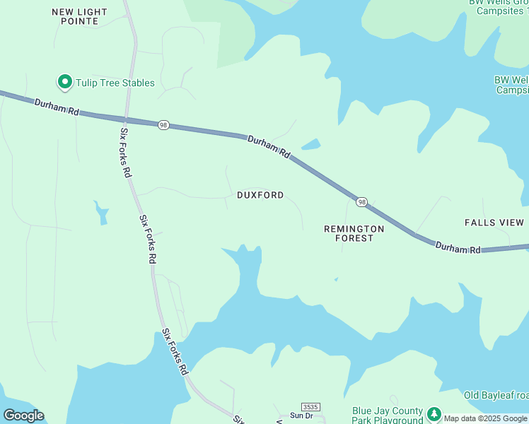 map of restaurants, bars, coffee shops, grocery stores, and more near 13000 Bellford Court in Raleigh
