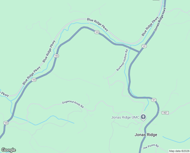 map of restaurants, bars, coffee shops, grocery stores, and more near 7114 Dogwood Knob Road in Jonas Ridge