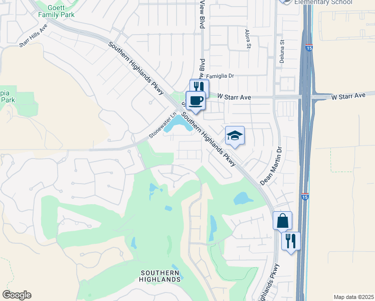 map of restaurants, bars, coffee shops, grocery stores, and more near Neal Avenue in Enterprise