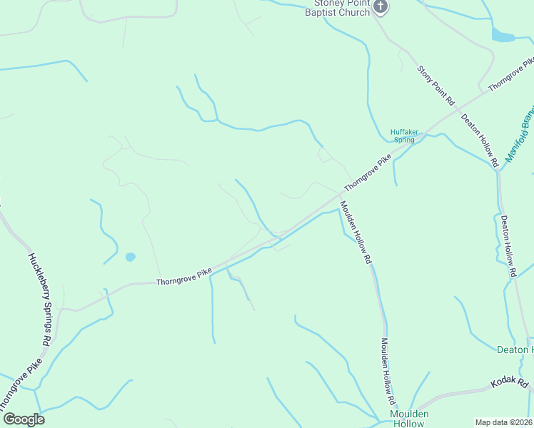 map of restaurants, bars, coffee shops, grocery stores, and more near 7919 Thorngrove Pike in Knoxville