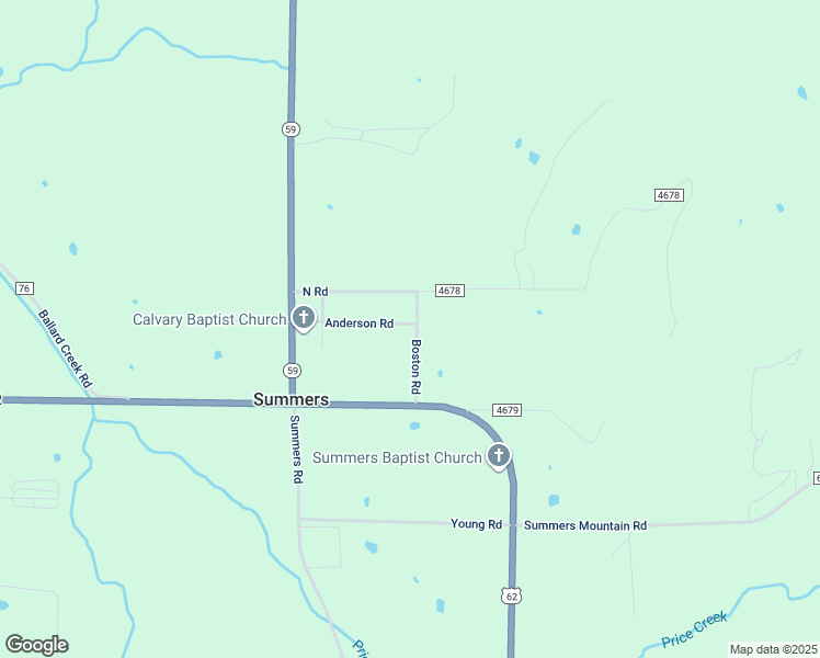 map of restaurants, bars, coffee shops, grocery stores, and more near 10467 Boston Road in Summers