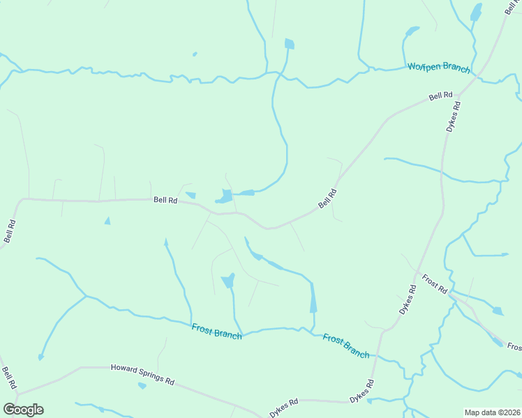 map of restaurants, bars, coffee shops, grocery stores, and more near 1620 Bell Road in Crossville