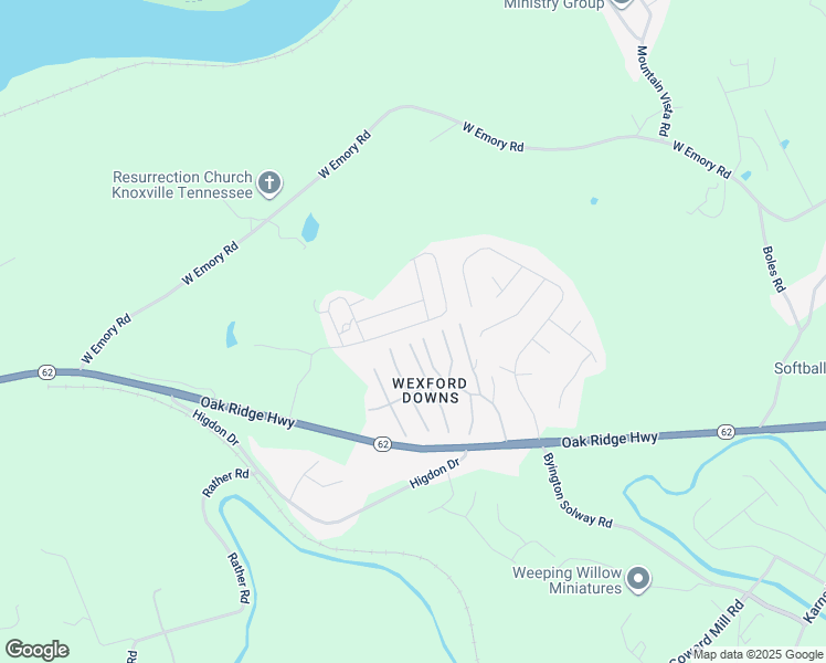 map of restaurants, bars, coffee shops, grocery stores, and more near 8512 Diamondview Way in Knoxville