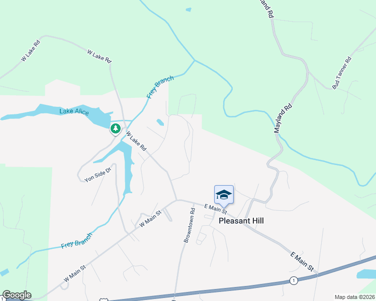map of restaurants, bars, coffee shops, grocery stores, and more near in Pleasant Hill