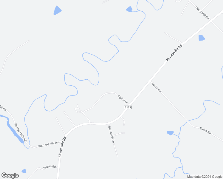 map of restaurants, bars, coffee shops, grocery stores, and more near 4271 Alpine Lane in Liberty
