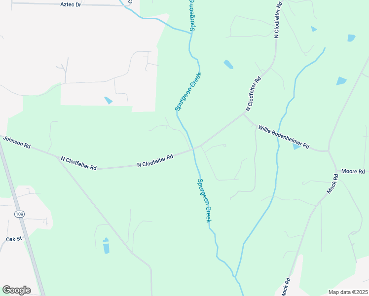 map of restaurants, bars, coffee shops, grocery stores, and more near 747 North Clodfelter Road in High Point